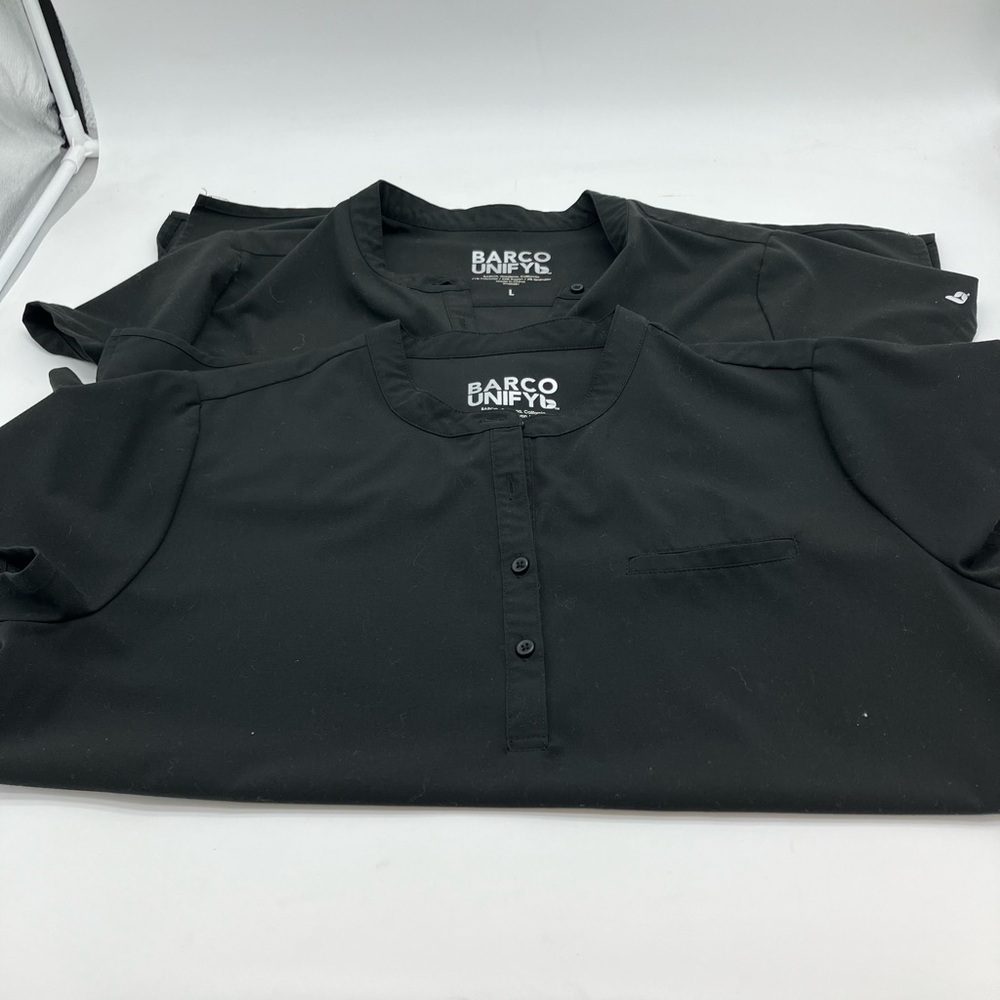 Grey's Anatomy Black Women's Tunic Top scrub top 30.00 each gently worn 4 months